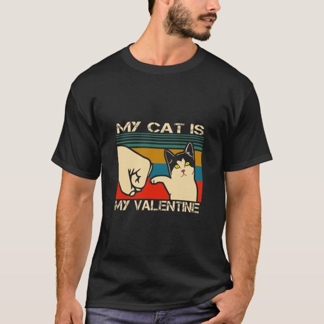 Camiseta Meu Gato É Meu Namorados T- (Frente)