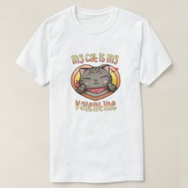 Camiseta Meu Gato é Meu Namorados Tabby Cat