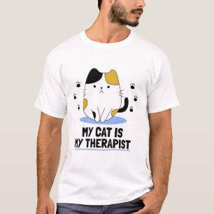 Camiseta Meu Gato É Meu Terapista