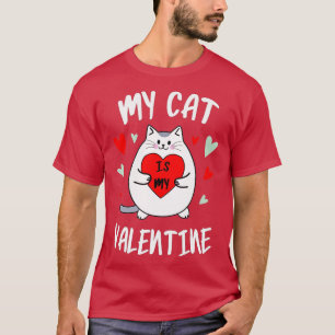 Camiseta Meu Gato É O Meu Namorados Gato Do Fôlego No Dia D