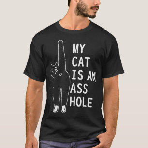 Camiseta Meu Gato É Um Felino Divertido De Estimação De Hal