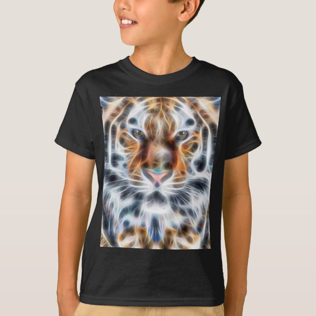 Camiseta Meu Gato Está Agindo Energia Tigre Selvagem (Frente)