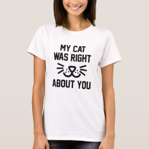 Camiseta Meu Gato Estava Certo