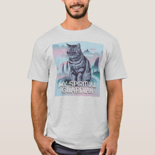 Camiseta Meu Gato Guardião Espiritual