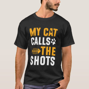 Camiseta Meu Gato Manda Cat Dad