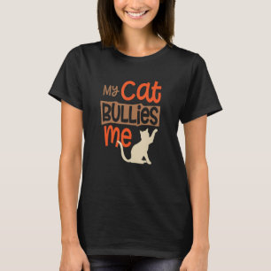 Camiseta Meu Gato Me Incomoda Engraçado Gatinho Enrugado
