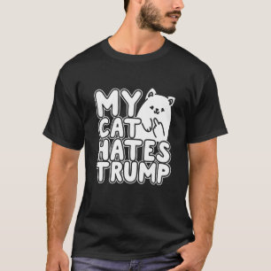 Camiseta Meu Gato Odeia Trump T Shirt