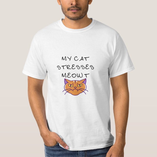 Camiseta Meu Gato Realça Meowt (Frente)