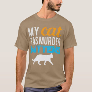 Camiseta Meu Gato tem o Assassinato Mittens