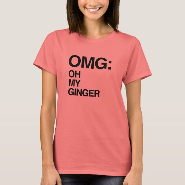 CAMISETA MEU GENGIBRE (Frente)