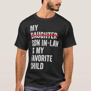 Camiseta Meu Genro É Meu Filho Favorito Engraçado - Substit