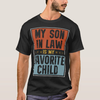 Camiseta Meu Genro é Meu Filho Favorito Família Divertida