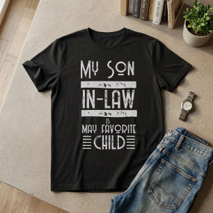 Camiseta Meu Genro É Meu Filho Favorito Família Divertida