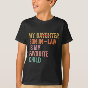 Camiseta Meu genro é meu filho favorito Funny Dia dos Pais