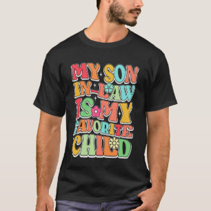 Camiseta Meu genro é meu filho favorito Groovy Mãe