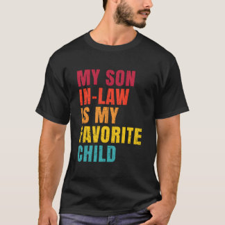 Camiseta Meu Genro É Meu Filho Favorito Humor
