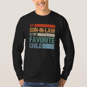 Camiseta Meu Genro É Meu Filho Favorito Papai Mamãe Vintage