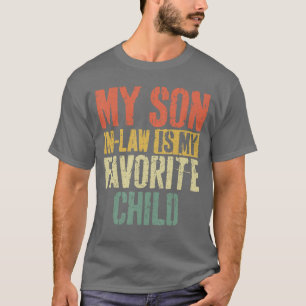 Camiseta Meu genro é o meu filho favorito Pais Mães
