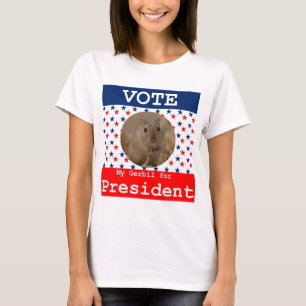 Camiseta Meu Gerbil para Presidente