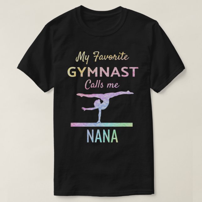 Camiseta Meu ginasta favorito me chama de ginástica rorosa  (Frente do Design)