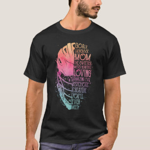 Camiseta Meu Goalie Favorito Me Chama Mãe Goalie Lacrosse M