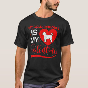 Camiseta Meu Goldendoodle É Meu Namorados Engraçado Golde