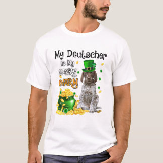 Camiseta Meu Grande Dane É Meu Sortudo Cachorro Bonito