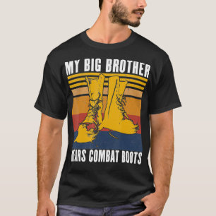 Camiseta Meu Grande Irmão Veste Combate Boots Retro Des Eng