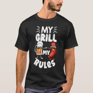 Camiseta Meu Grill Meu Regimento Cerveja e Cachorro Quente
