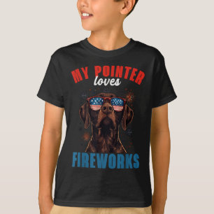 Camiseta Meu Gsp Adora Fogos De Artifício 4 De Julho Patrió