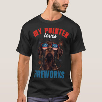 Camiseta Meu Gsp Adora Fogos De Artifício 4 De Julho Patrió