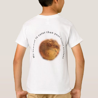 Camiseta meu hamster é mais bonito do que seu estudante da