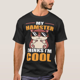 Camiseta Meu Hamster pensa que sou um anão Legal sírio-euro