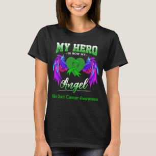 Camiseta Meu Herói Agora É Meu Anjo Conscientização do Cânc