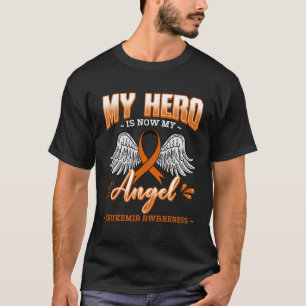 Camiseta Meu Herói Agora É Meu Anjo Leucemia Medula Óssea H