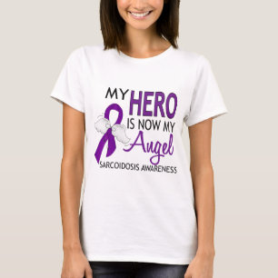 Camiseta Meu herói é meu Sarcoidosis do anjo