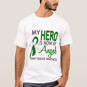 Camiseta Meu herói é minha doença renal do anjo