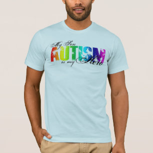 Camiseta Meu herói meu filho - autismo