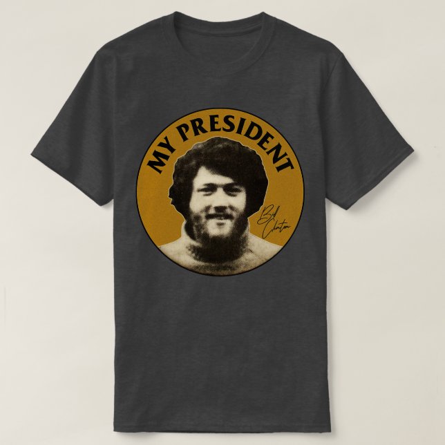 Camiseta Meu Hippie BILL CLINTON (Frente do Design)