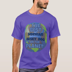 Camiseta Meu Husky Siberiano é o melhor cão do mundo
