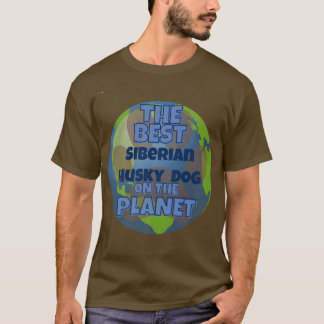 Camiseta Meu Husky Siberiano é o melhor cão do mundo