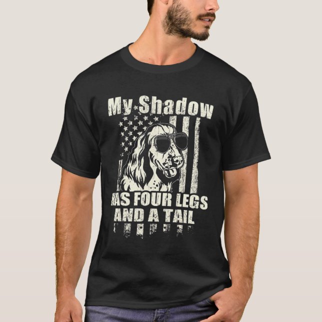 Camiseta Meu Inglês Sombra Springer Espanhol Orgulhoso Amer (Frente)