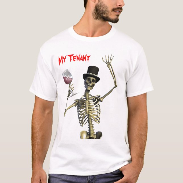 Camiseta Meu inquilino é um estudante das honras (Frente)