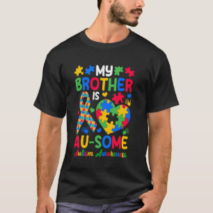Camiseta Meu Irmão É Au-Som Dia de Conscientização do Autis