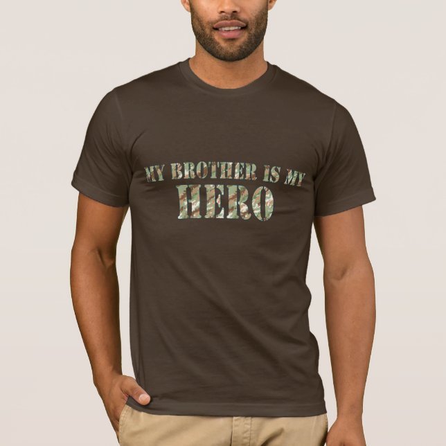 Camiseta Meu irmão é meu herói (Frente)