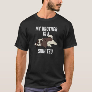 Camiseta Meu Irmão É Um Cão Shih Tzu