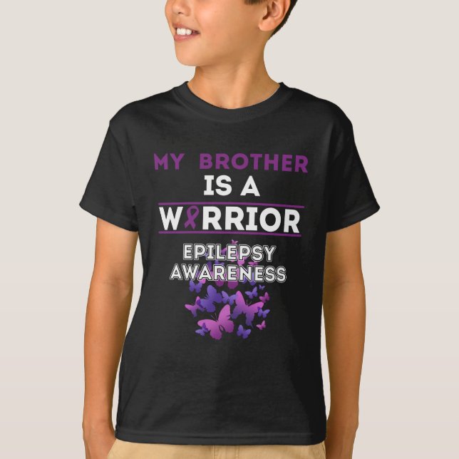 Camiseta Meu Irmão É Um Guerreiro Epilepsia (Frente)