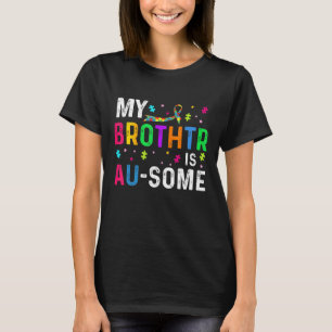 Camiseta Meu Irmão É Um Quebra-cabeça De Consciência Autist