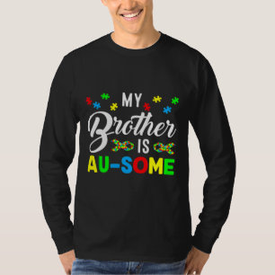 Camiseta Meu Irmão É Um Quebra-cabeça Incrível Piece Autism