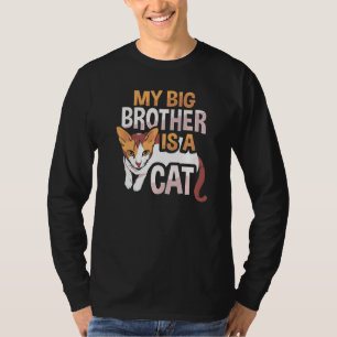 Camiseta Meu Irmão Grande É Um Gato De Gato 1